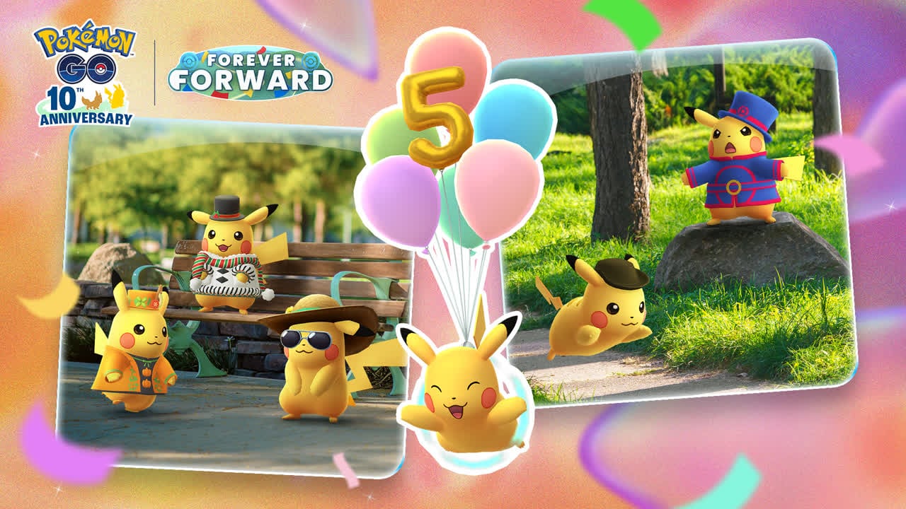 Spezielle Jubiläums-Pikachu-Feier